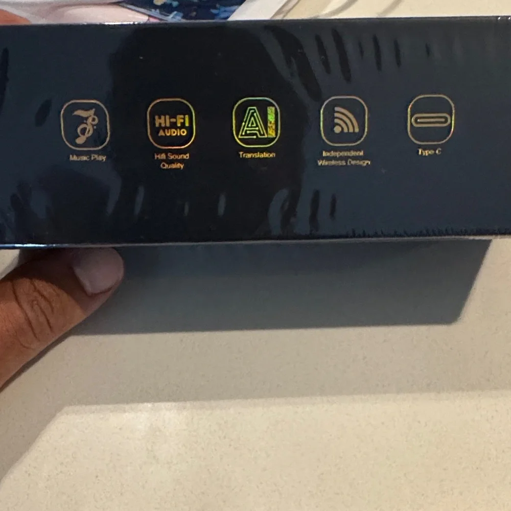 AI Smart Glasses - Sleek Black Design